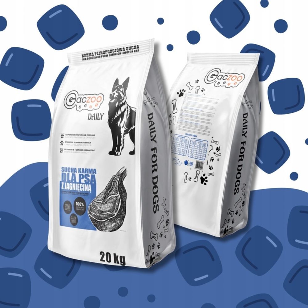 Gaczoo DAILY karma sucha dla psa Wołowina 20kg